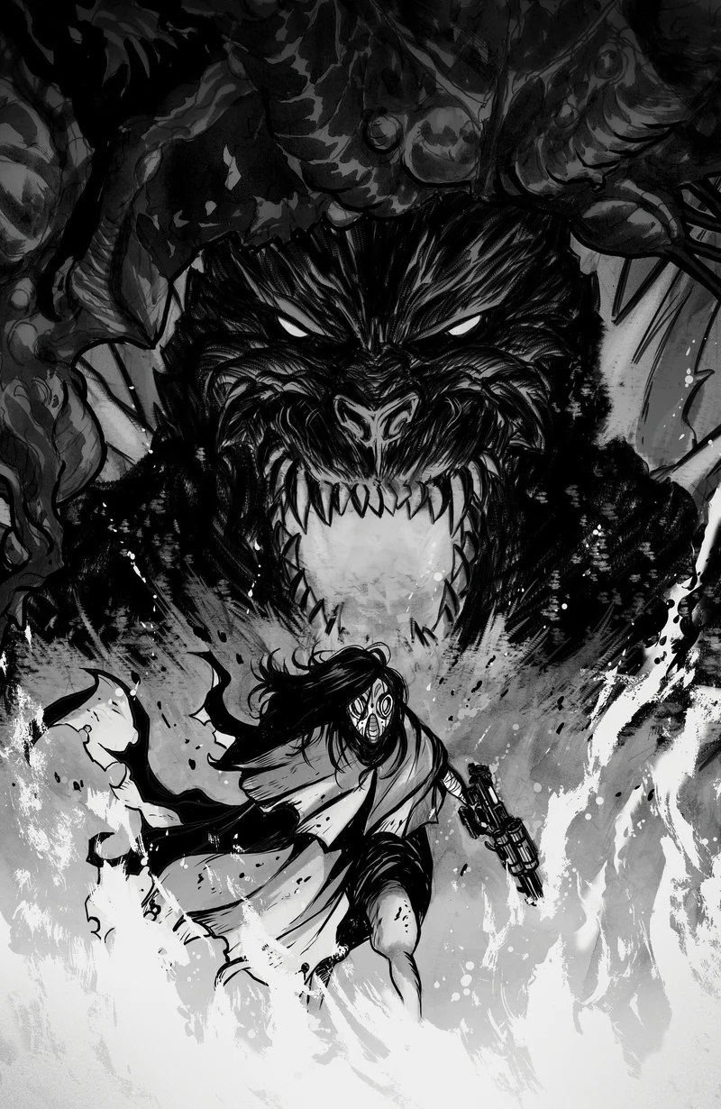 Godzilla : La revanche de la zone morte [Kai Sei Era] #2 IDW 1:10 Tunica B&W Virgin 25/11/2026