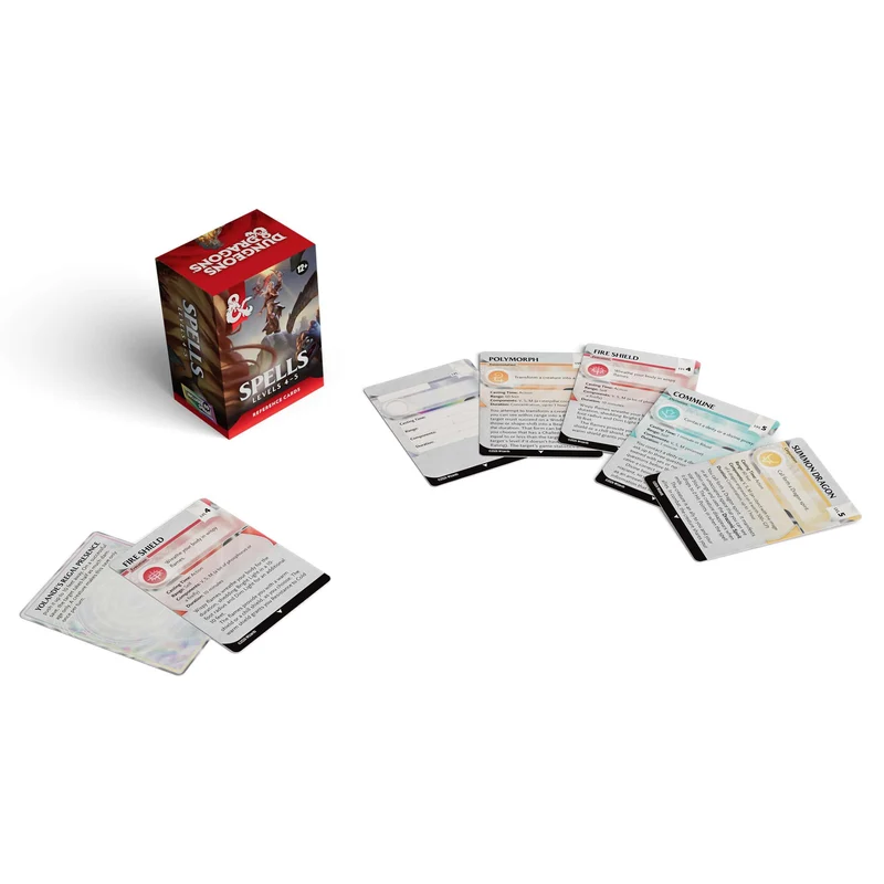 D&D Dungeons & Dragons: RPG Reference Cards Spells 3 (Levels 4-5) (EN)