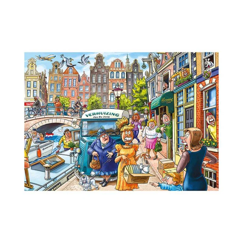 Wasgij - Original 45 - Journée de déménagement | Moving House (1000 pcs)