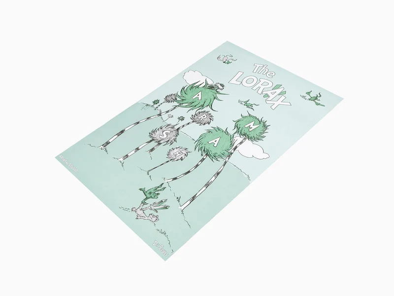 Daniel Arsham x Dr. Seuss "The Lorax" - Hommage écologique Poster