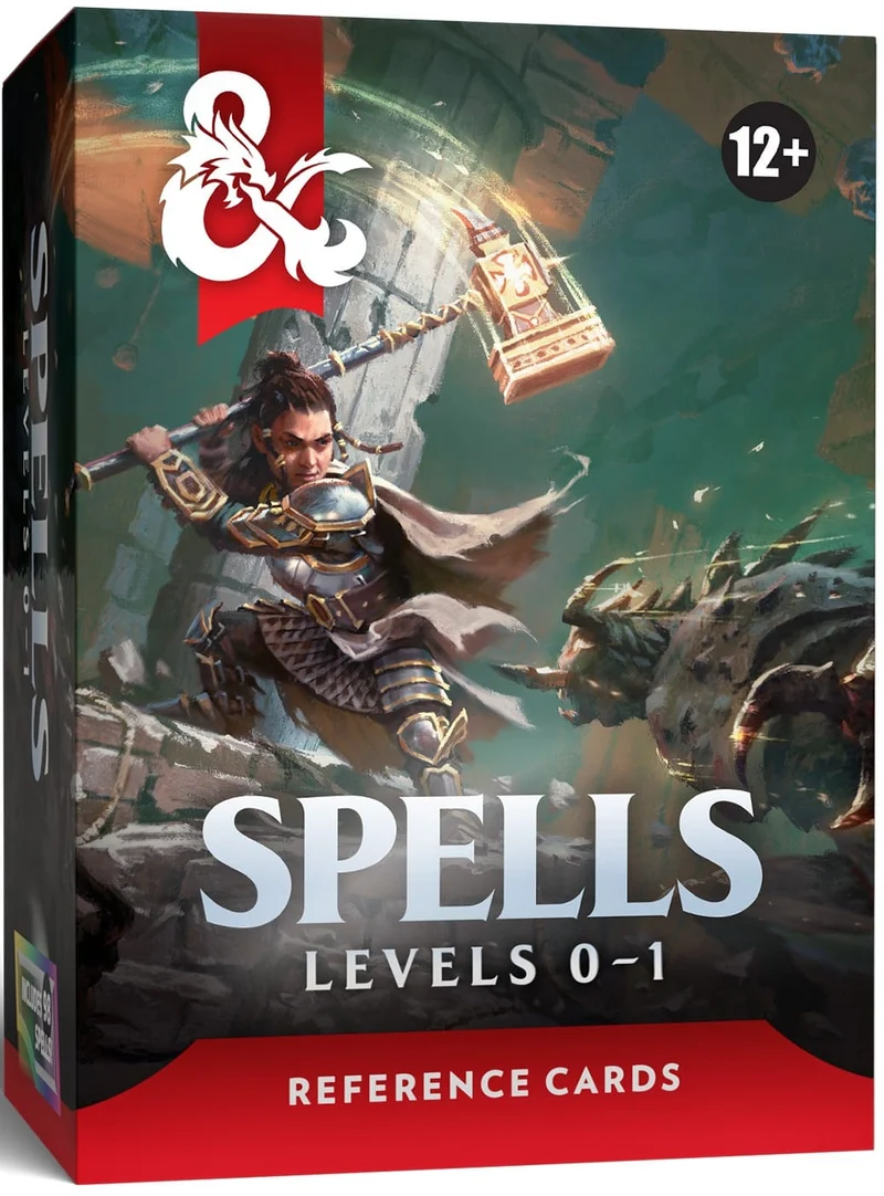 D&D Dungeons & Dragons: RPG Reference Cards Spells 1 (Levels 0-1) (EN)