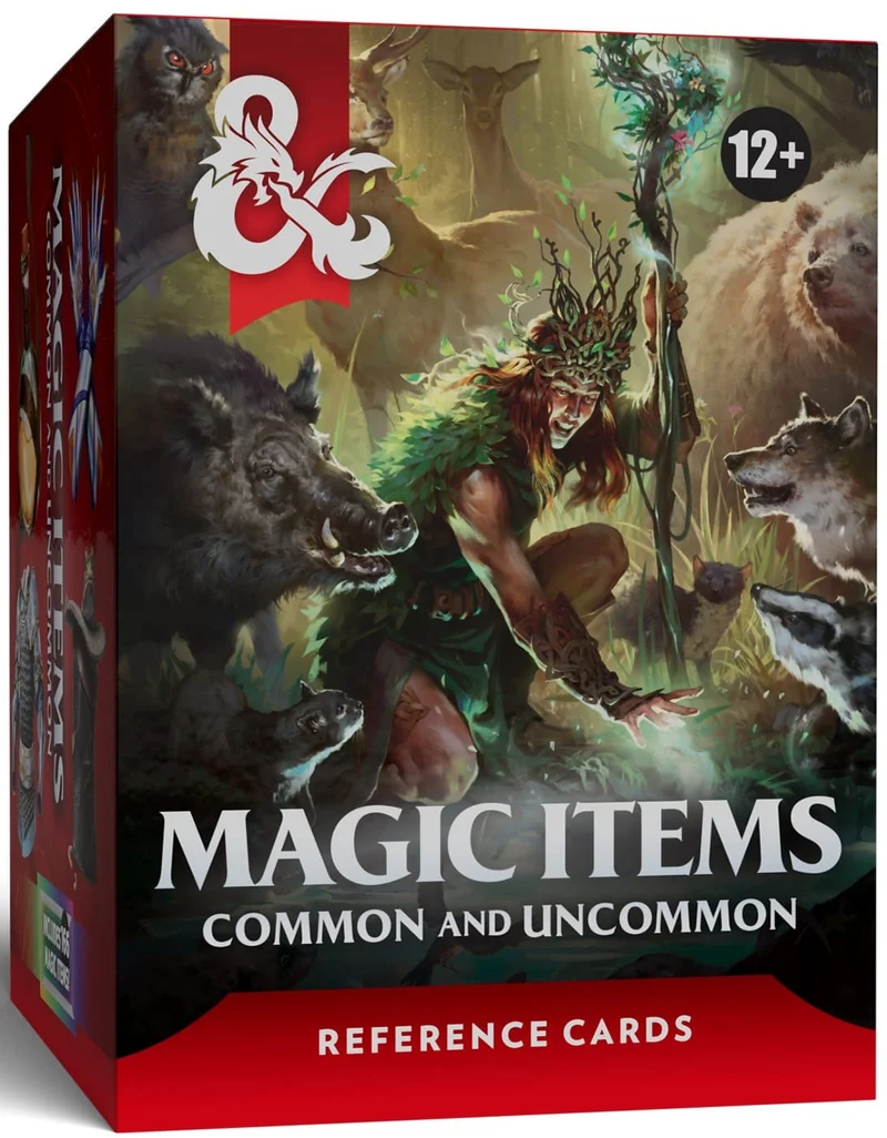 D&D Dungeons & Dragons: RPG Reference Cards Magic Items Common and Uncommon (EN)