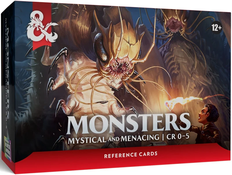 D&D Dungeons & Dragons: RPG Reference Cards Monsters Mystical and Menacing (EN)