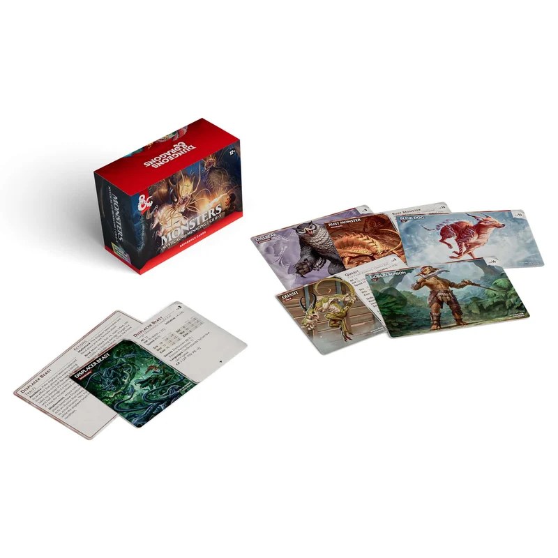 D&D Dungeons & Dragons: RPG Reference Cards Monsters Mystical and Menacing (EN)