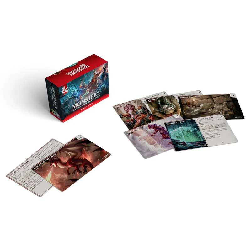D&D Dungeons & Dragons: RPG Reference Cards Monsters Fearsome and Ferocious (EN)