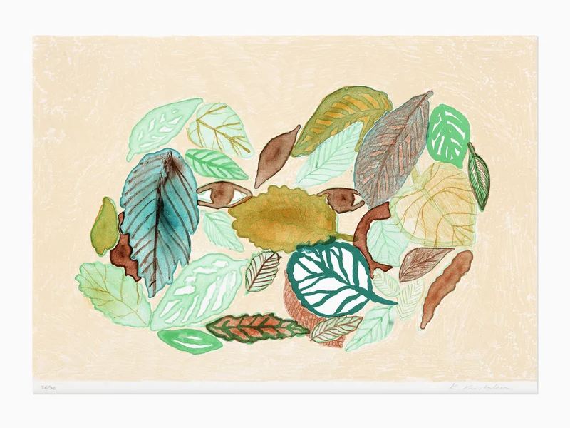 Klara Kristalova - Fallen leaves, pale