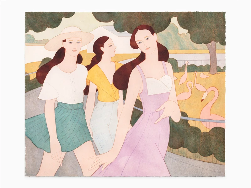 Kelly Beeman - Visite du zoo / flamants roses