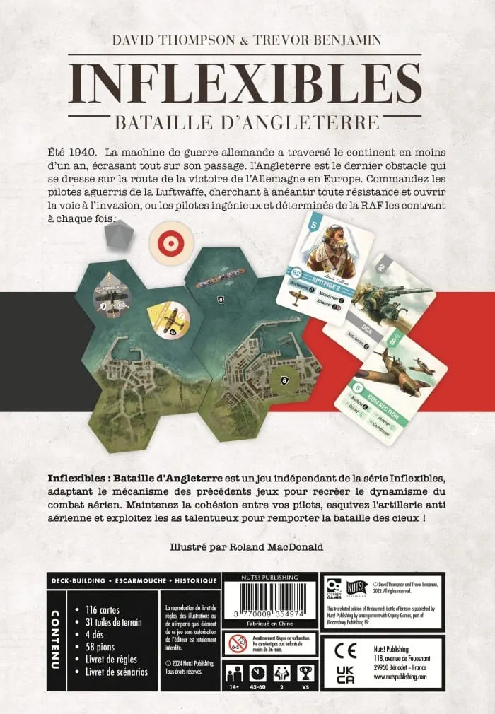 Inflexibles : Bataille d'Angleterre (FR)