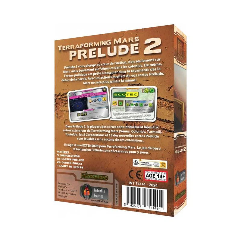 Terraforming Mars: ext. Prelude 2 (FR)