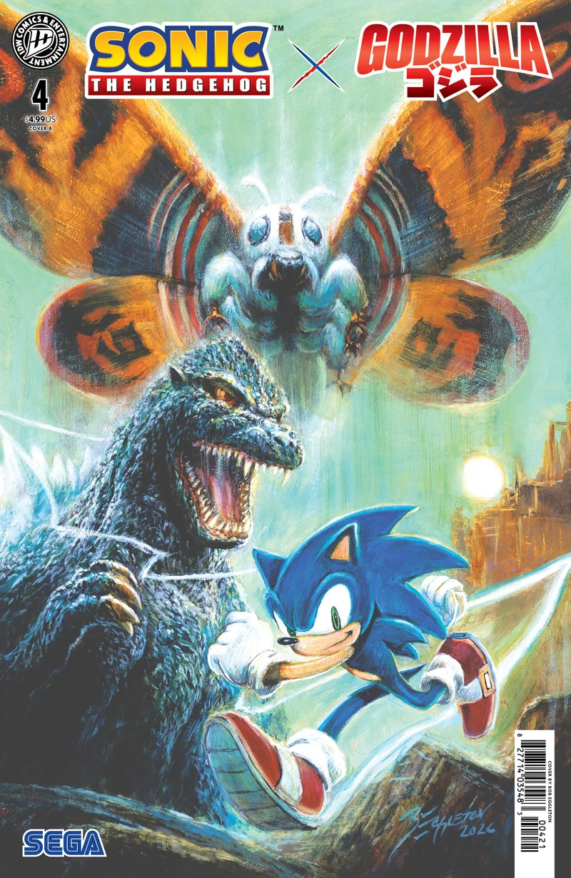 Sonic The Hedgehog X Godzilla #4 IDW B Eggleton 11/11/2026