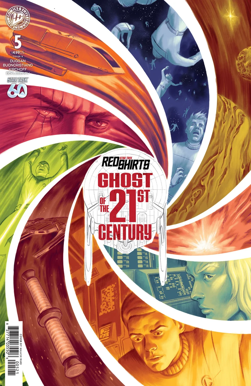 Star Trek : Red Shirts, le fantôme du XXIe siècle, numéro 5, IDW, B. Ward, 12/09/2026