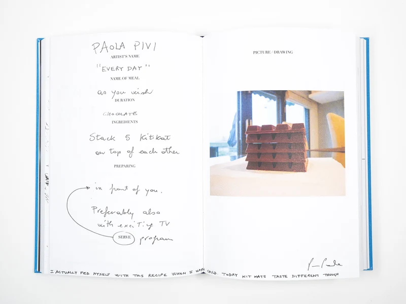 Artists' recipes - Contemporary artists and their favorite recipes
