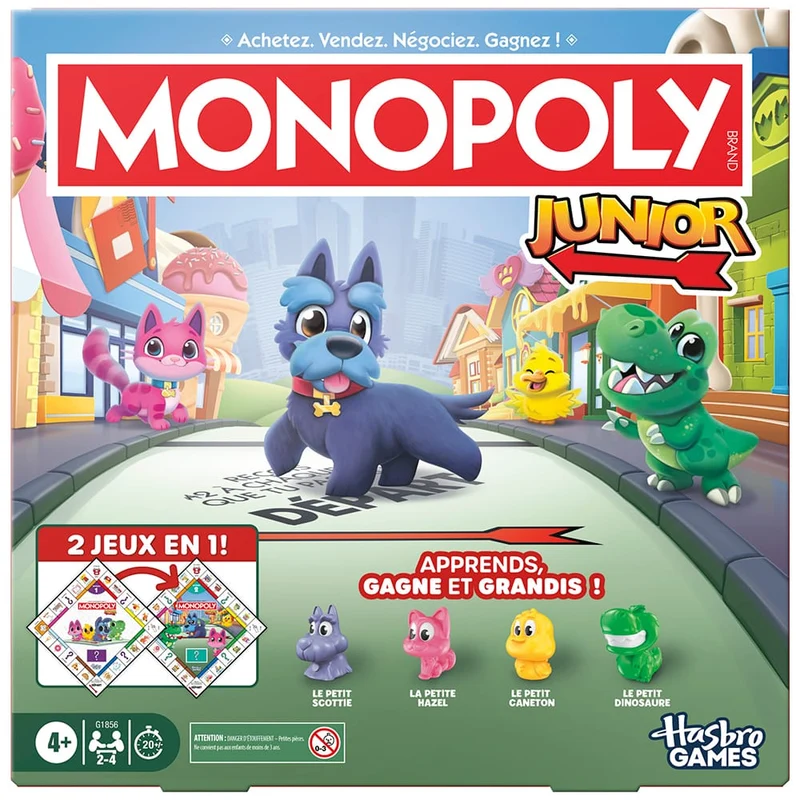 Monopoly Junior 2 en 1 Refresh (ML)