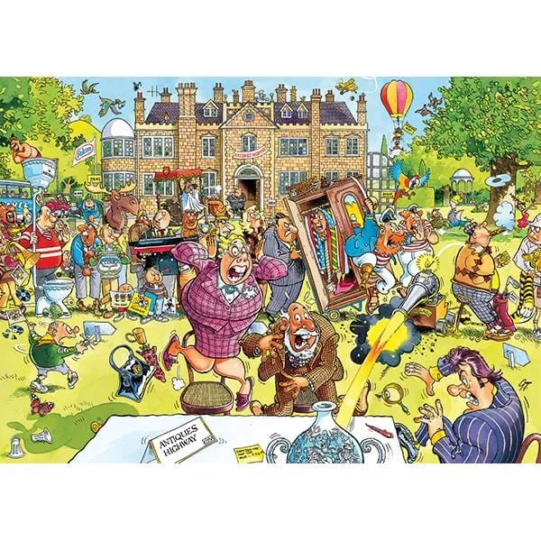 Wasgij Original Retro 10 - La chasse aux antiquités! (1000pcs)