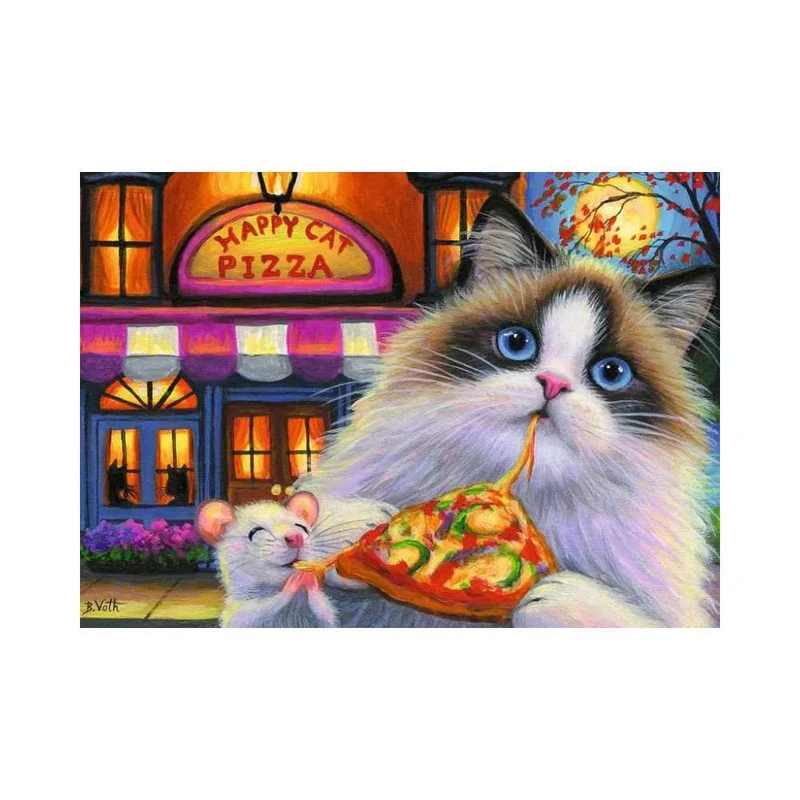 Happy Cat Pizza (35 pcs)