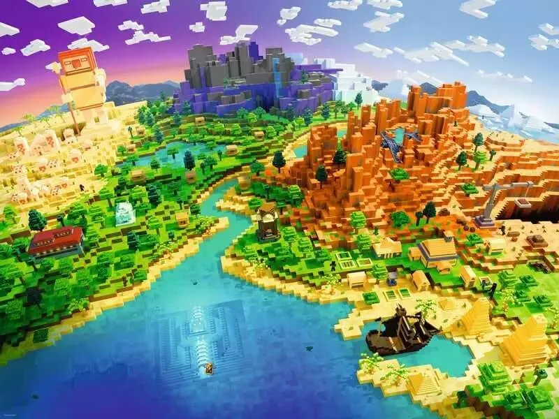 World of Minecraft (1500 pcs)