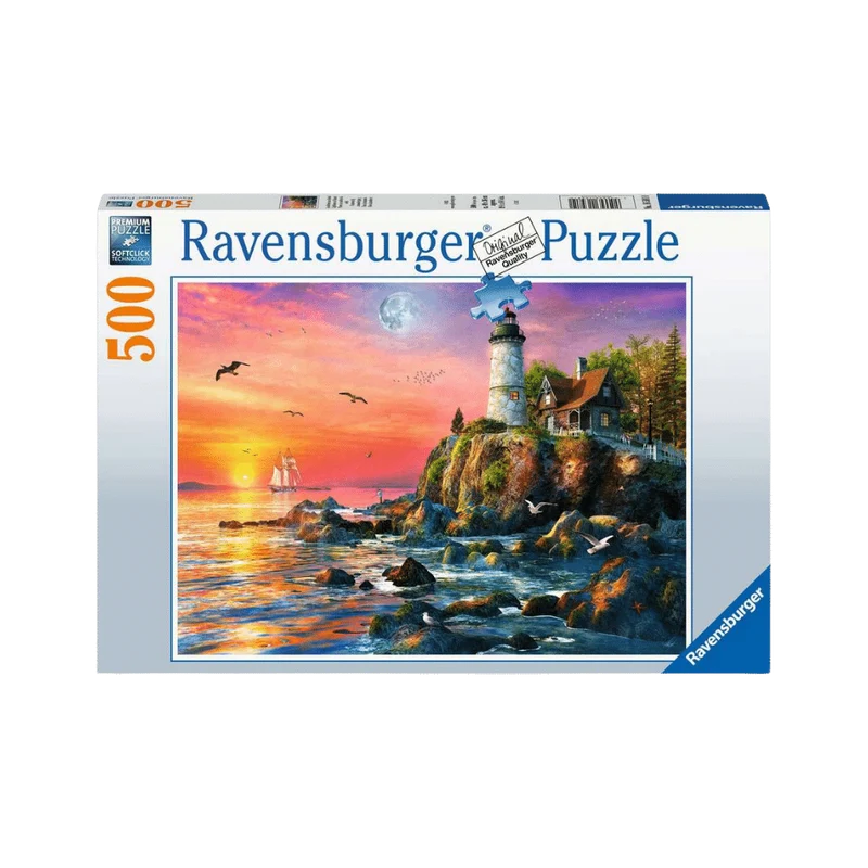 Lighthouse at Sunset (500 pcs)