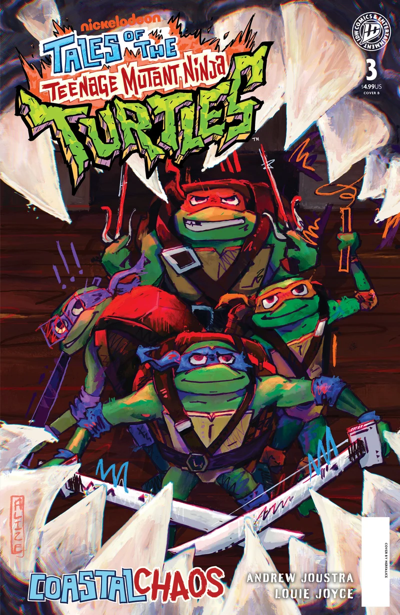 Les aventures des Tortues Ninja : Chaos côtier #3 IDW B Nerf Alice 18/11/2026