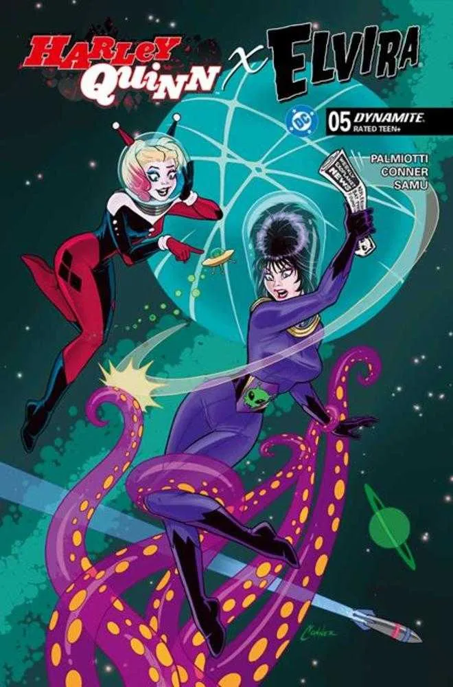 Harley Quinn X Elvira #5 DYNAMITE A Conner Tentacles 11/03/2026
