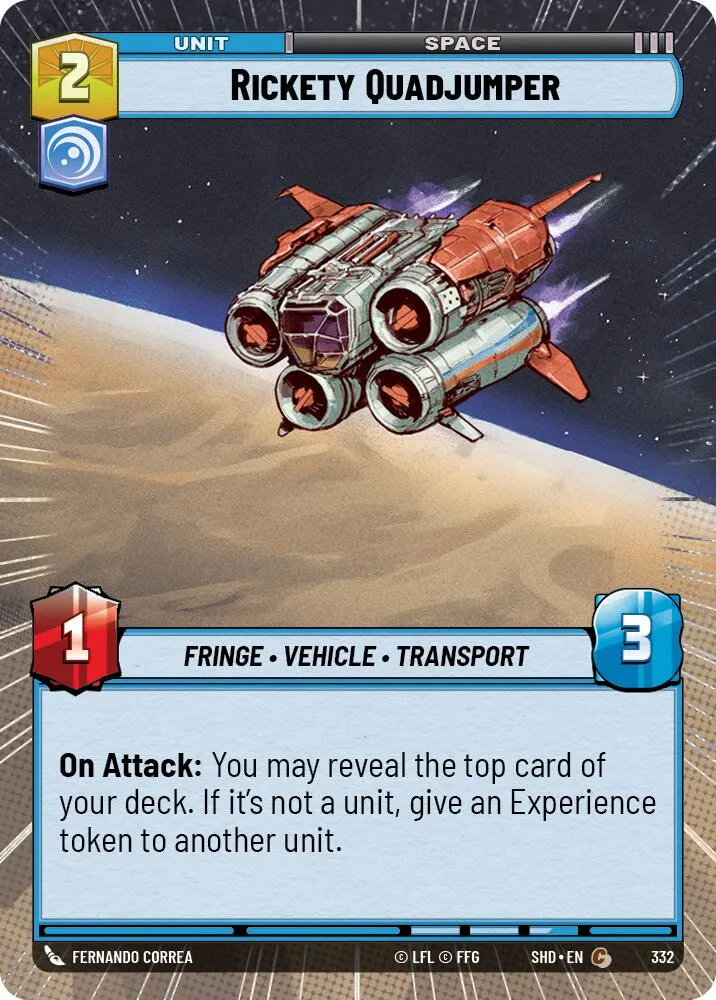 Rickety Quadjumper (Hyperespace) (332) [Les Ombres de la Galaxie]