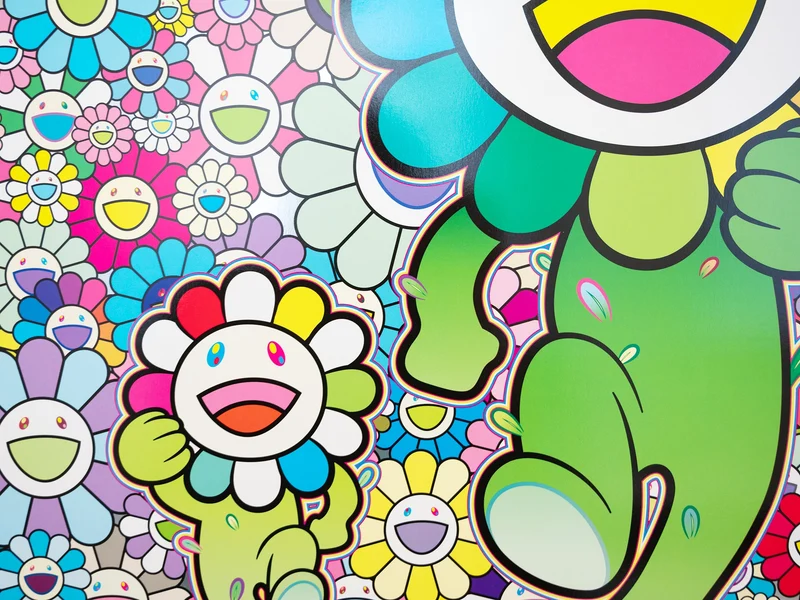 Takashi Murakami - Rum Pum Pum dans un champ de fleurs !