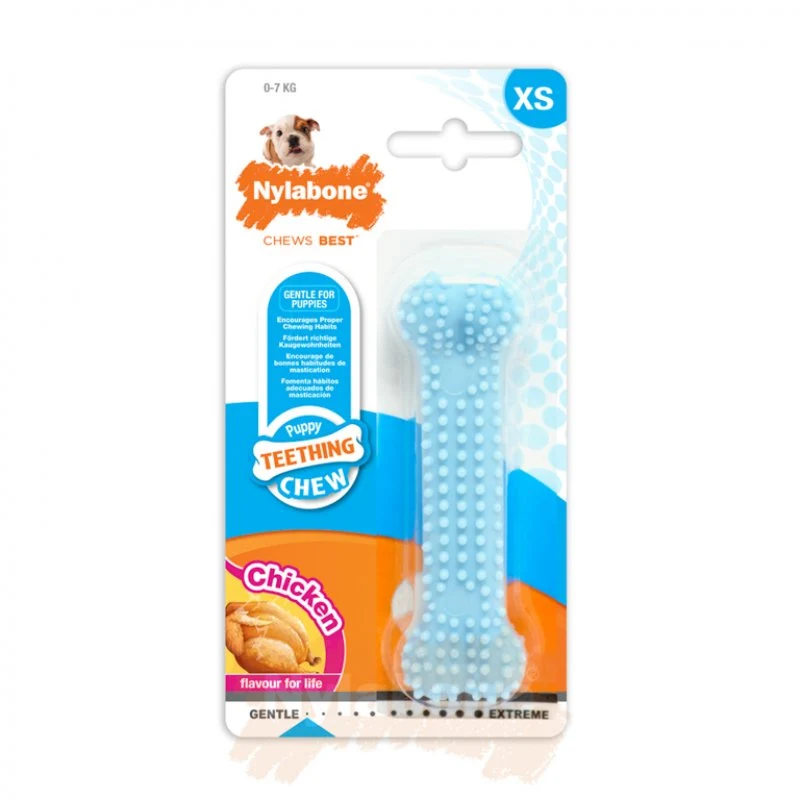 Os dentaire à mâcher pour chiot saveur poulet - Nylabone