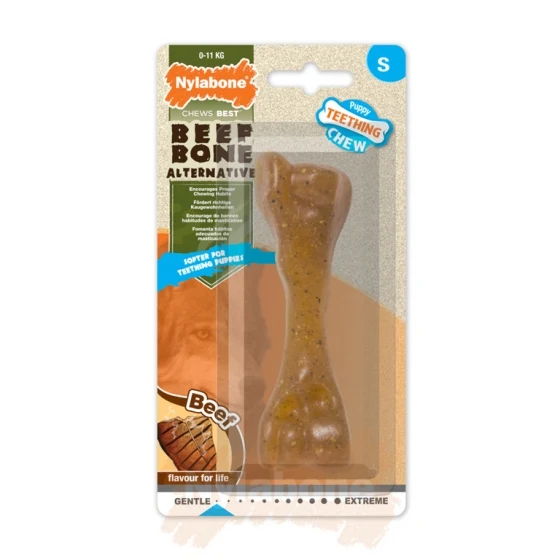 Os à mâcher pour chiot saveur bœuf - Nylabone