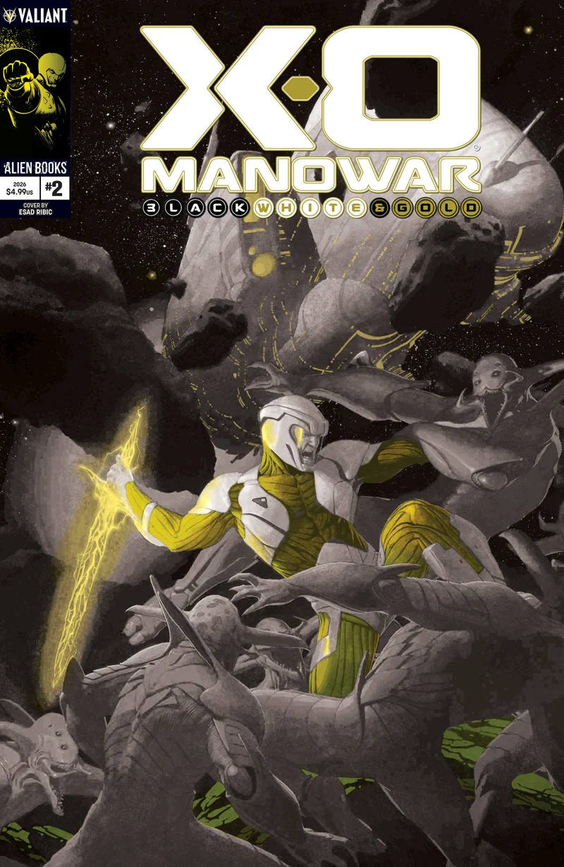 XO Manowar : B&W&G #2 IDW B Ribic B&W&G 12/09/2026
