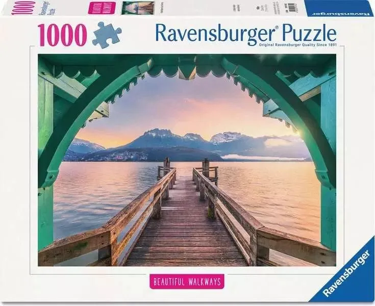Footbridge at Lac d'Annecy (1000pcs)