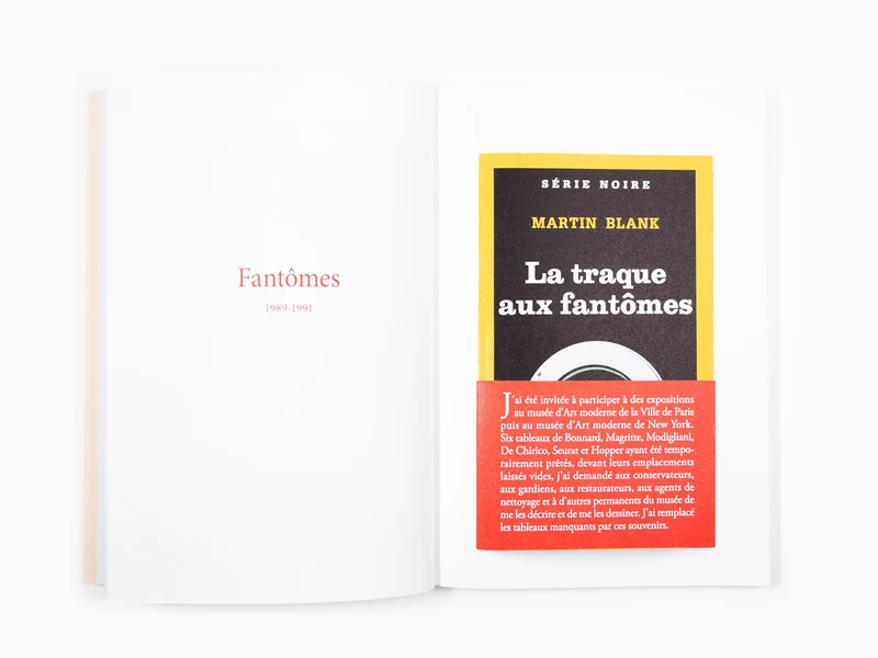 Sophie Calle - Noire dans Blanche