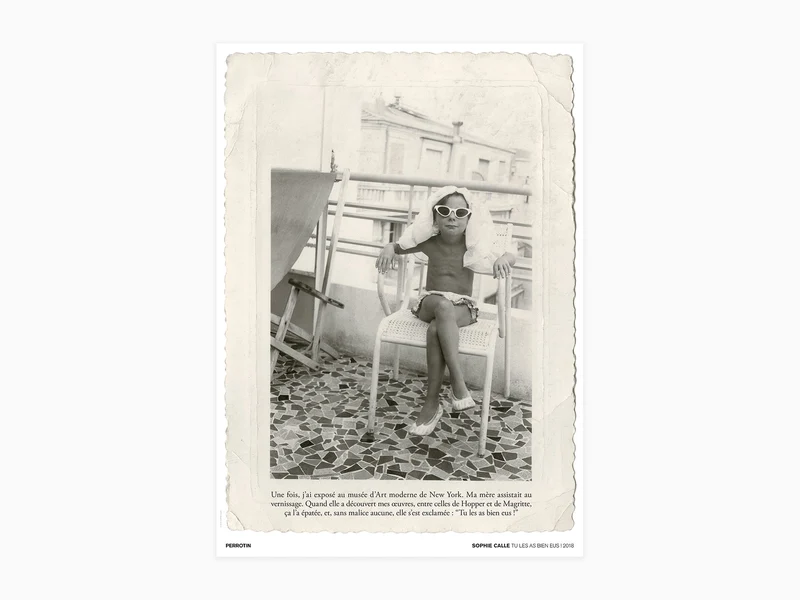 Sophie Calle - Tu les as bien eus ! (poster standard)