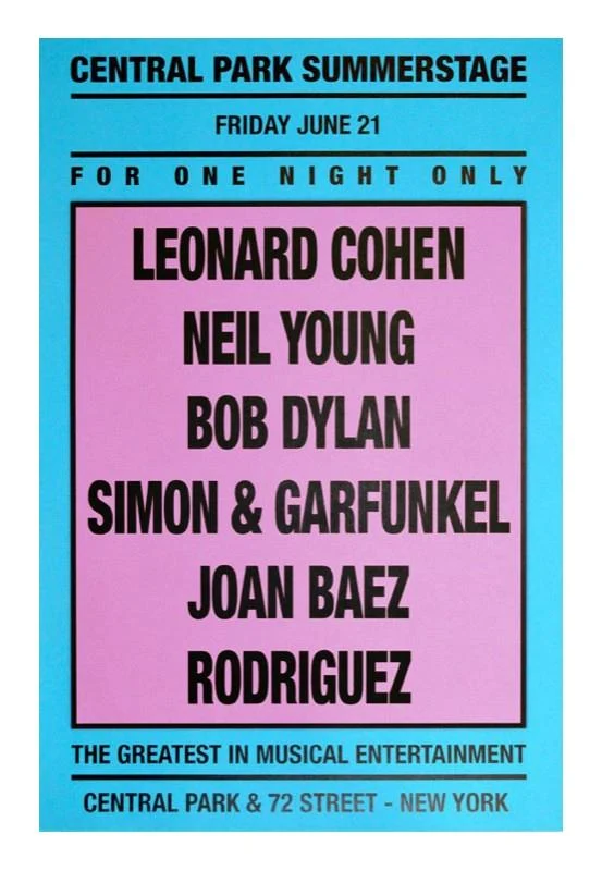André - Dream Concert (Leonard Cohen) Bleu / Rose