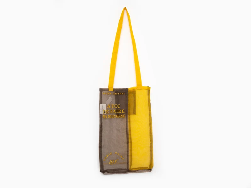Sophie Calle - À toi de faire, ma mignonne FTote bag (jaune et noir)