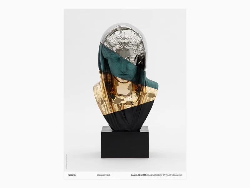 Daniel Arsham - Buste amalgamé de femme voilée, 2023 (standard poster)