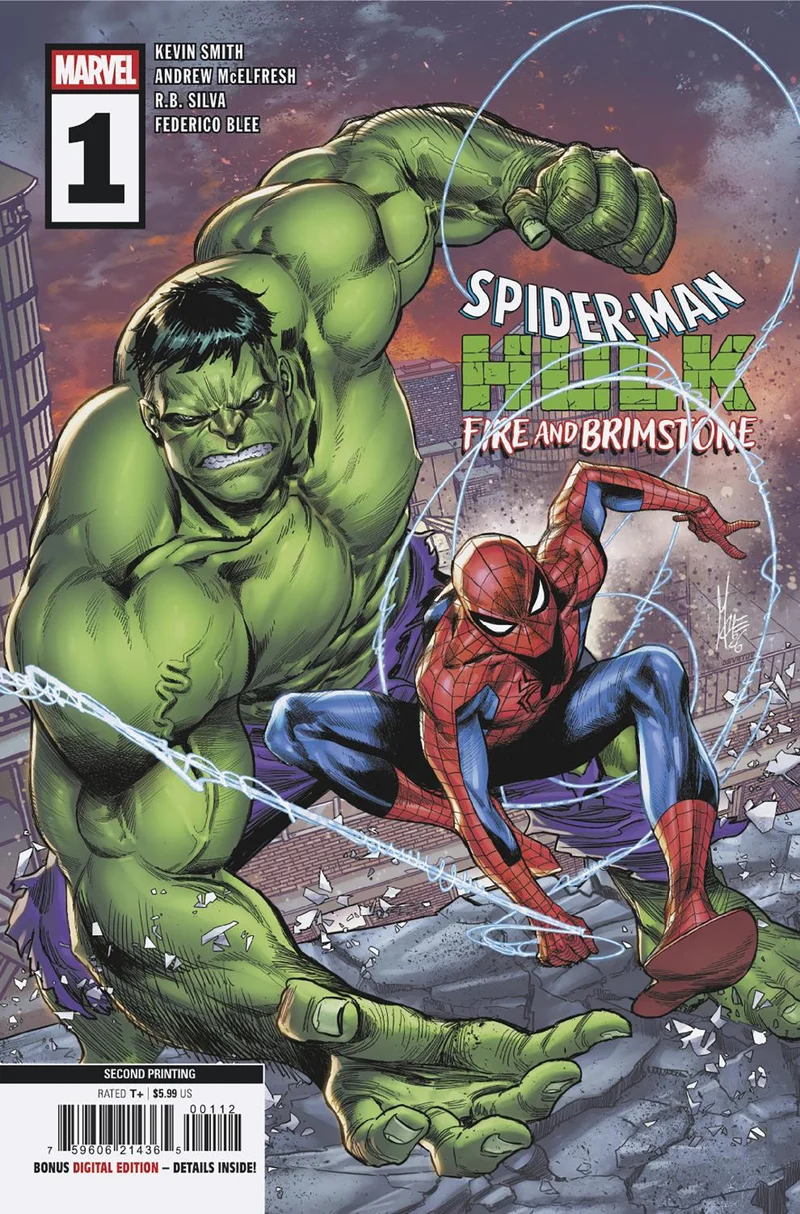 Spider-Man/Hulk : Feu et Soufre #1 Marco Checchetto 2e tirage MARVEL 30/09/2026