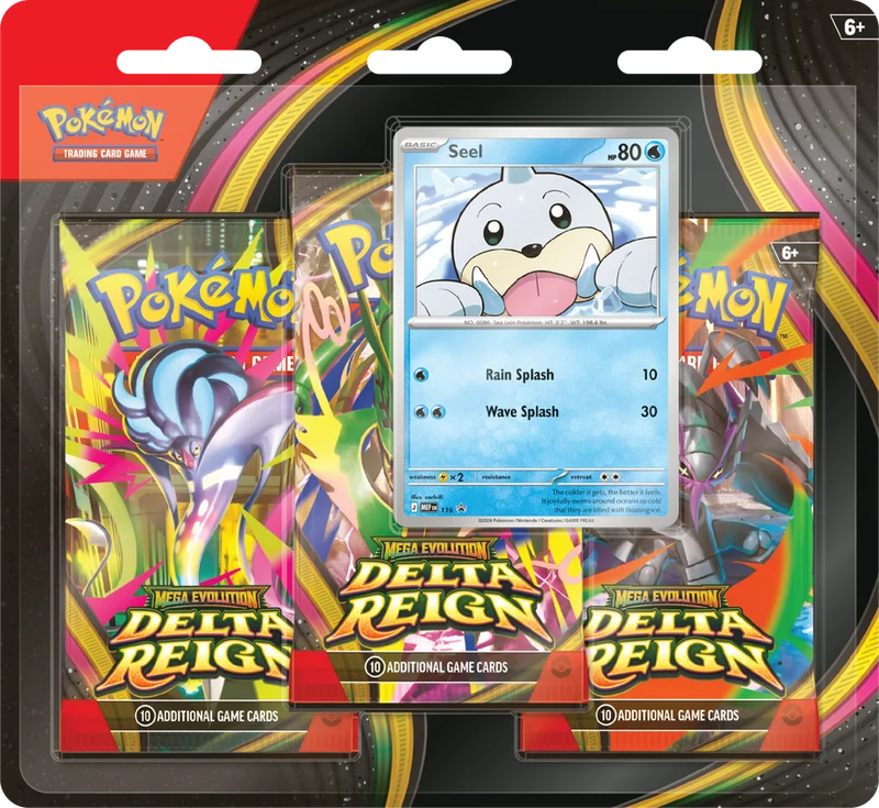 JCC POKÉMON ME06 : BLISTER DE 3 PACKS DELTA REIGN - 6 NOVEMBRE [LIRE LA DESCRIPTION]