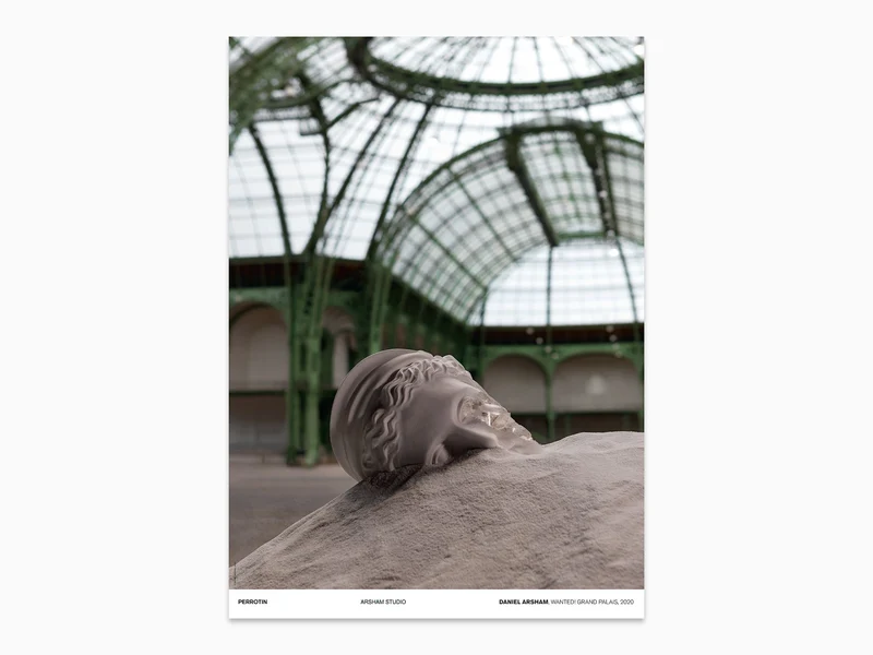 Daniel Arsham - Wanted ! Grand Palais, 2020 (standard poster)