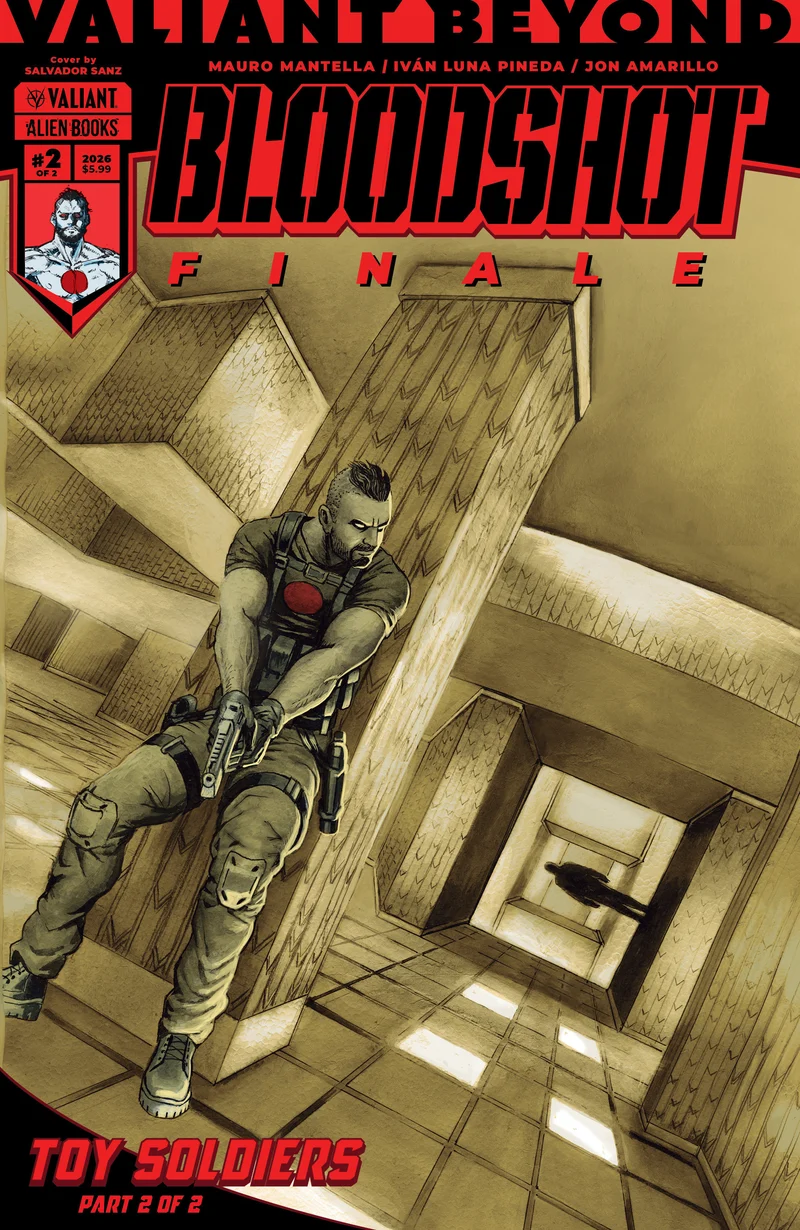 Valiant Beyond : Bloodshot #8 Toy Soldiers #2 Finale IDW A Sanz 02/12/2026