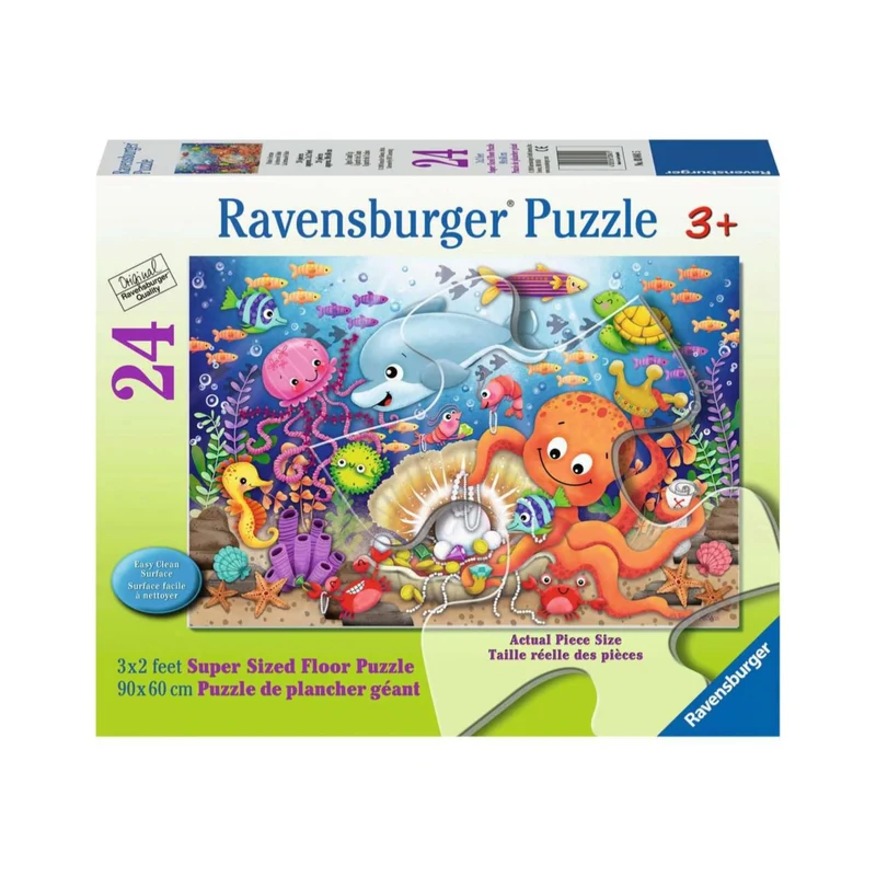 Puzzle plancher: Le trésor de Fishie (24 pcs)