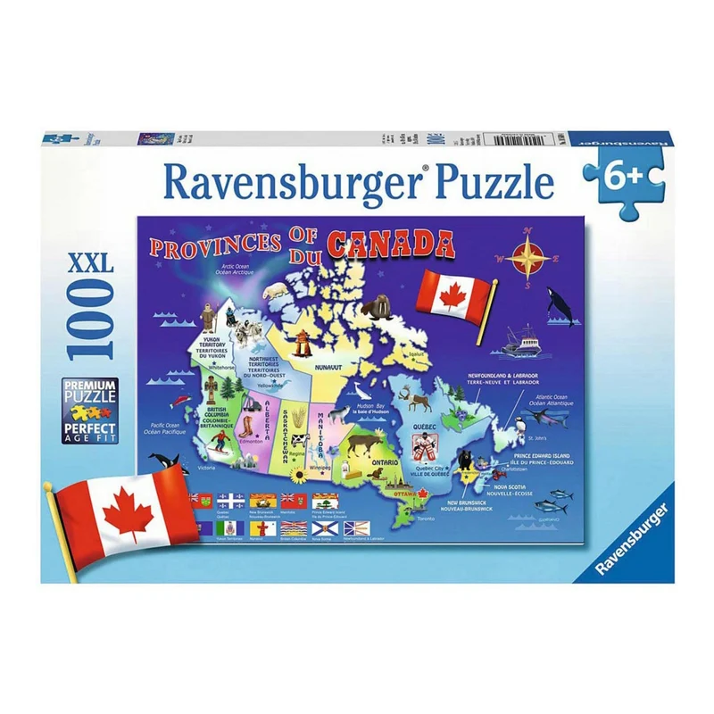 Carte du Canada (100 pcs XXL)