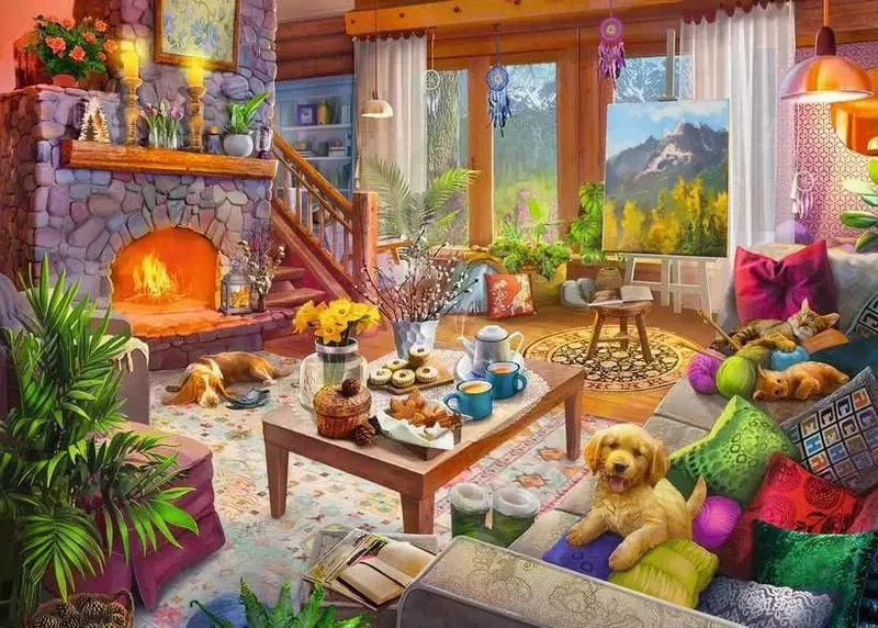 Cozy Cabin (1000 pcs)