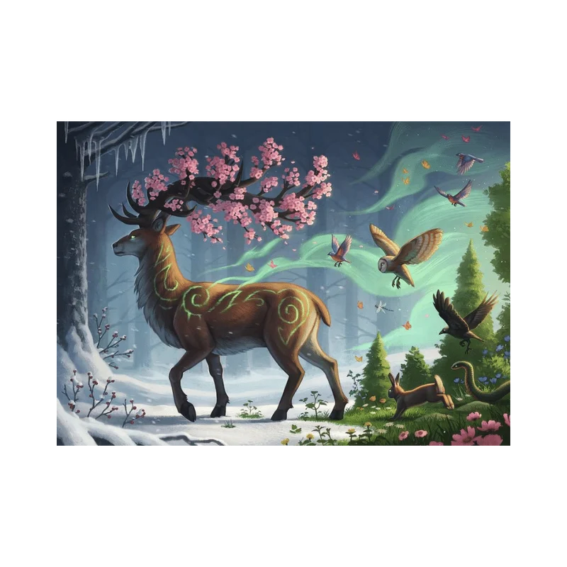 Deer of Spring (1000 pcs)