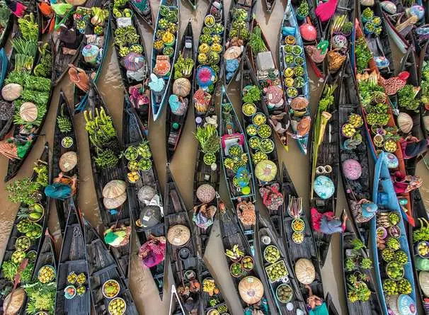 Floating Market, Indonesia (500 pcs)