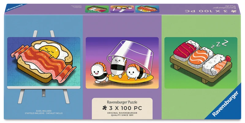 Kawaii Breakfast, Lunch & Dinner (3x100 pcs MINI)