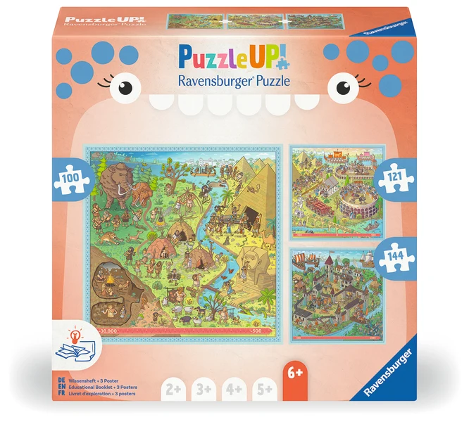 Puzzle Up History (100/121/144 pcs)
