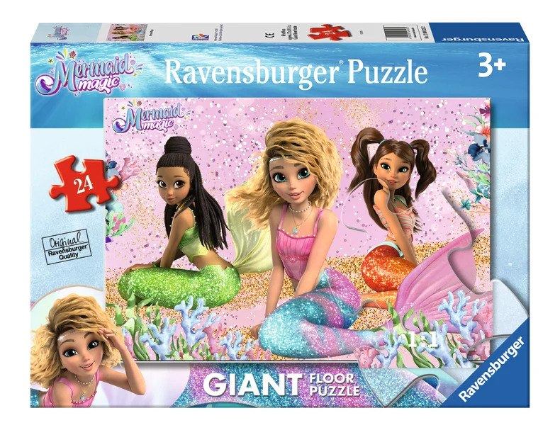 Puzzle de plancher: Mermaid Magic (24 pcs)