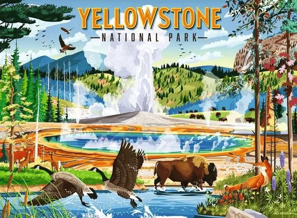 Yellowstone National Park (500 pcs)