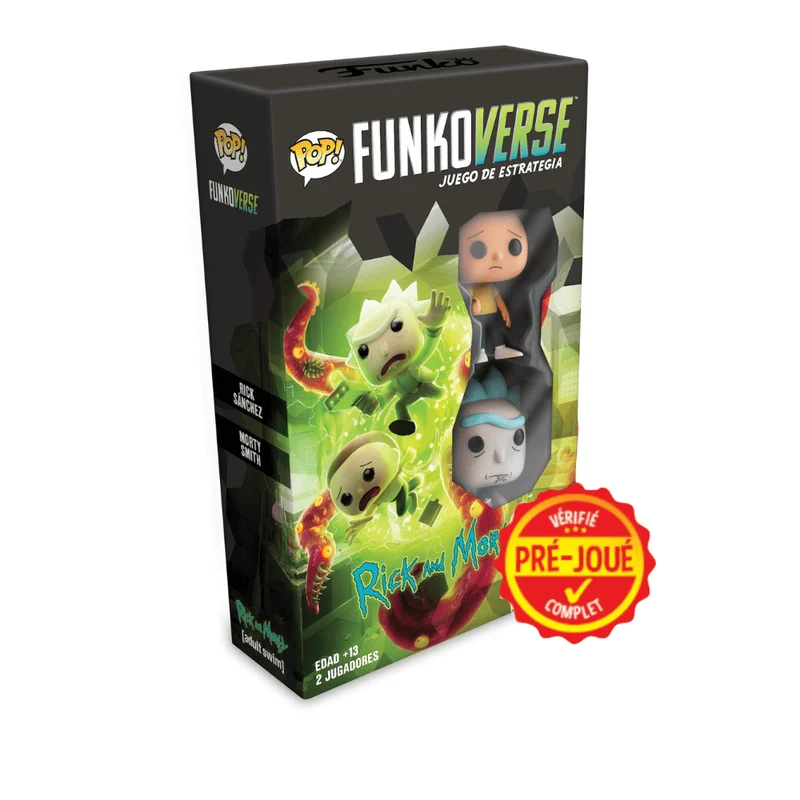 Pop! Funkoverse Strategy game: Rick and Morty [pré-joué] (EN)