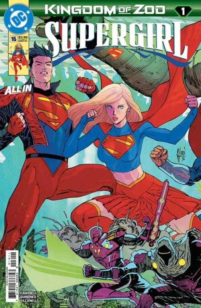 Supergirl #16 Couverture A Guillem March Connecting (Le Royaume de Zod)