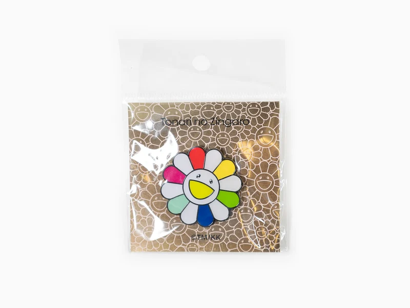 Takashi Murakami - Pins Fleur 37mm Multicolores